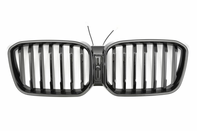 Glanzend zwarte grill met LED verlichting passend voor BMW X3 G01LCI  en X4 G02 LCI 