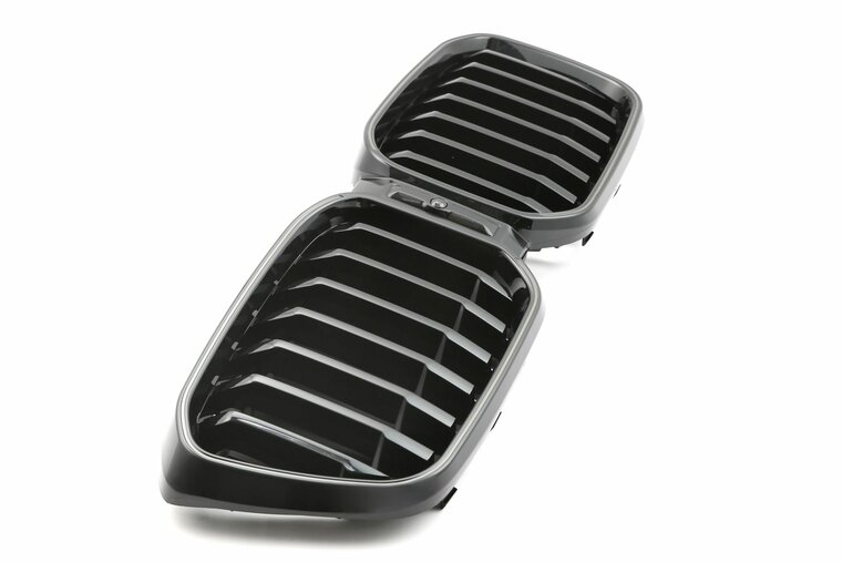 Glanzend zwarte grill met LED verlichting passend voor BMW X3 G01LCI  en X4 G02 LCI 