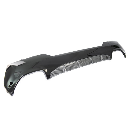 Performance look diffuser carbon look passend voor BMW 4 serie G22 en G23 met M pakket achterbumper 440i look