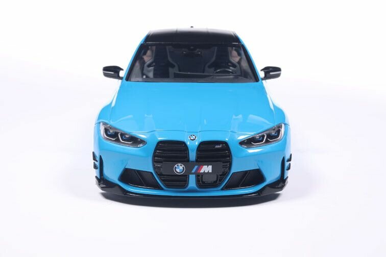 BMW M3 (G80) Performance Parts '24, schaal 1:18 Solido blauw