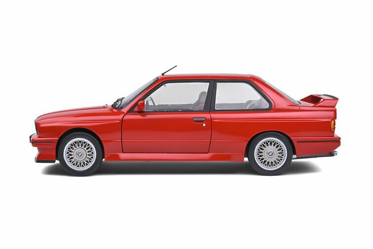 BMW M3 (E30) '86, rood schaal 1:18 Solido