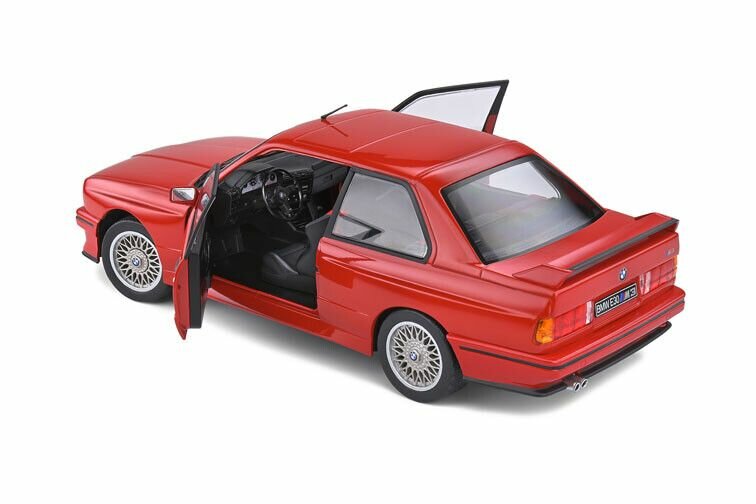 BMW M3 (E30) '86, rood schaal 1:18 Solido