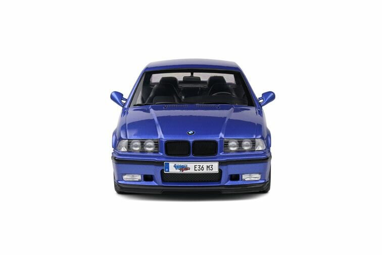 BMW M3 E36 coupe LTW wing blauw schaal 1:18 Solido