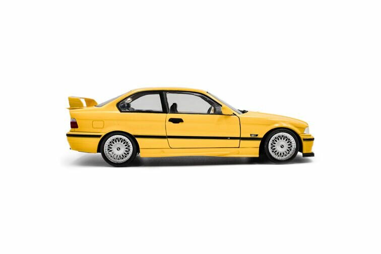 BMW M3 E36 coupe LTW wing geel schaal 1:18 Solido