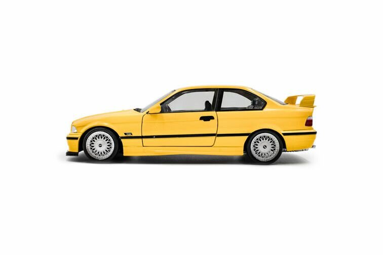 BMW M3 E36 coupe LTW wing geel schaal 1:18 Solido