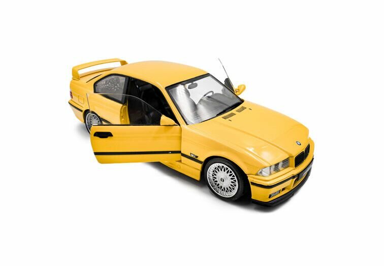 BMW M3 E36 coupe LTW wing geel schaal 1:18 Solido