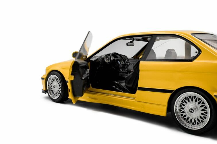BMW M3 E36 coupe LTW wing geel schaal 1:18 Solido