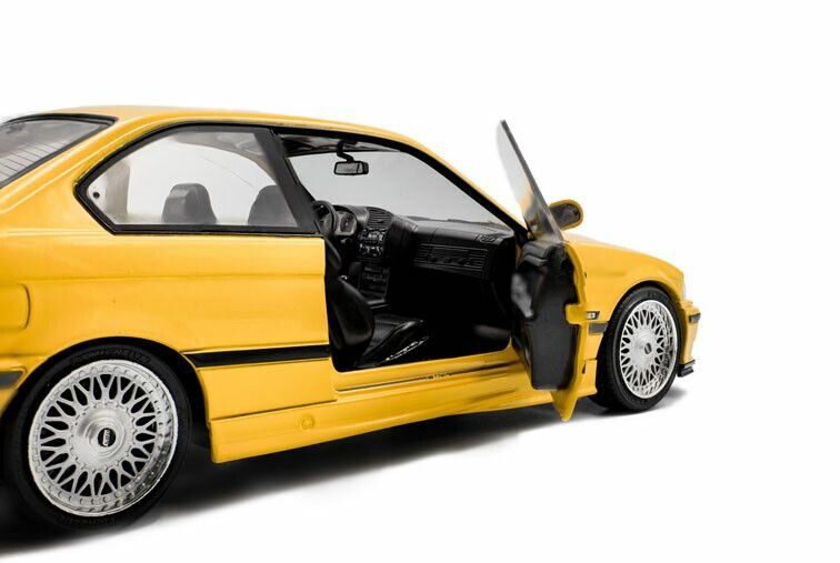 BMW M3 E36 coupe LTW wing geel schaal 1:18 Solido