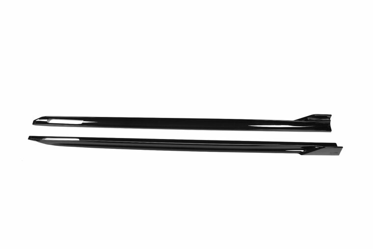 KORE - Side skirts aanzets glanzend zwart geschikt voor BMW 4 Serie G22 en G23 met M-Sport pakket