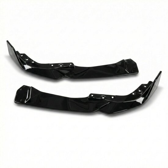 Frontlip glanzend zwart passend voor BMW 3 serie G20 LCI en G21 LCI model vanaf 2022 met M pakket voorbumper