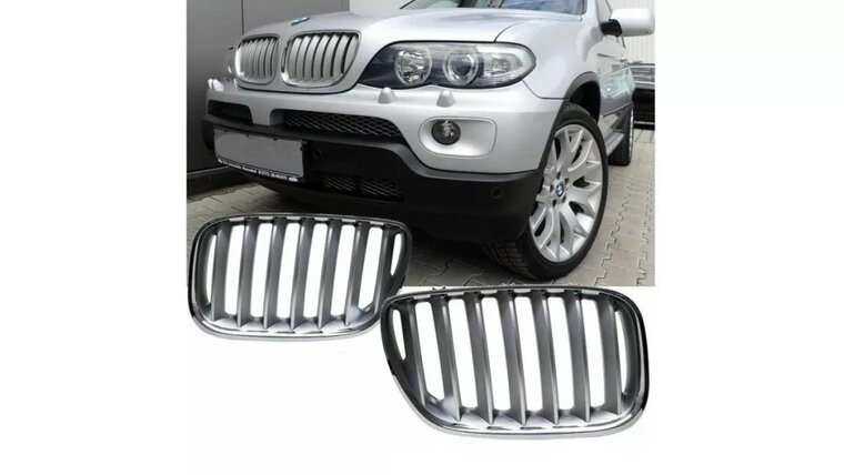 Grillen passend voor BMW X5 E53 facelift model 2003 - 2007