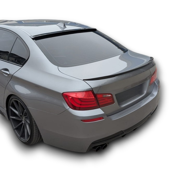 Glanzend zwarte dakspoiler passend voor BMW 5 serie F10 sedan
