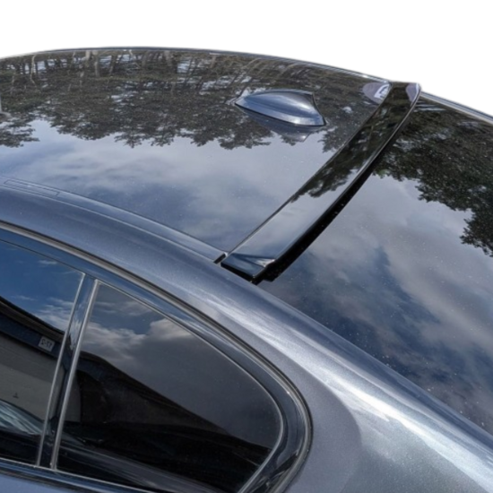 Glanzend zwarte dakspoiler passend voor BMW 5 serie F10 sedan