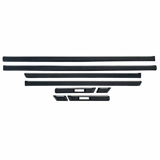 Stootlijsten set met chromen sierlijst passend voor BMW 7 serie E38