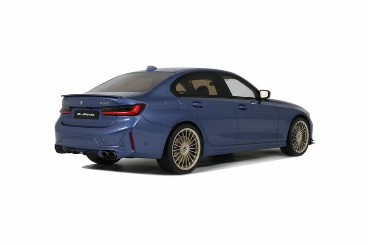 Alpina B3 GT '24, blauw (Salon blue) schaal 1:18 GT Spirit