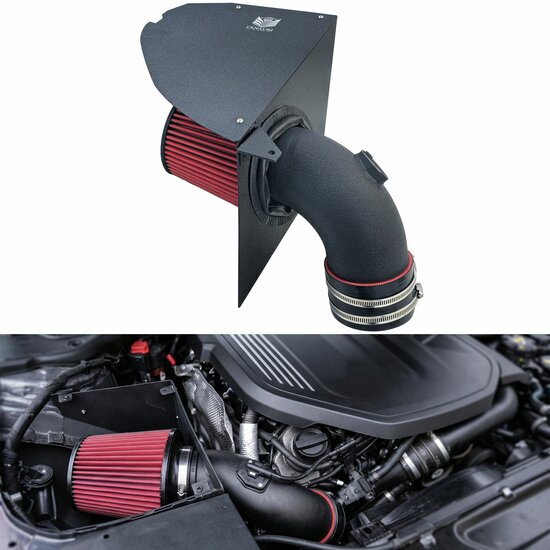 Air intake passend voor BMW 2 serie G42 M240i, BMW 3 serie G20 en G21 M340i en BMW 4 serie G22, G23 en G26 M440i met B58 motor