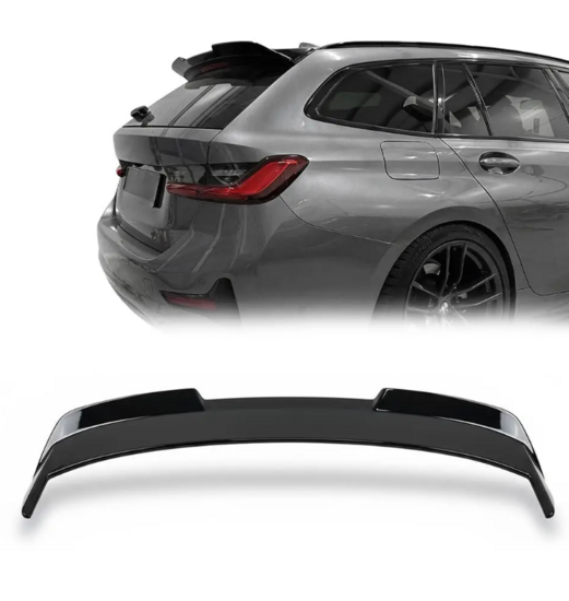 Glanzend zwarte dakspoiler passend voor BMW 3 serie G21 en G81 touring