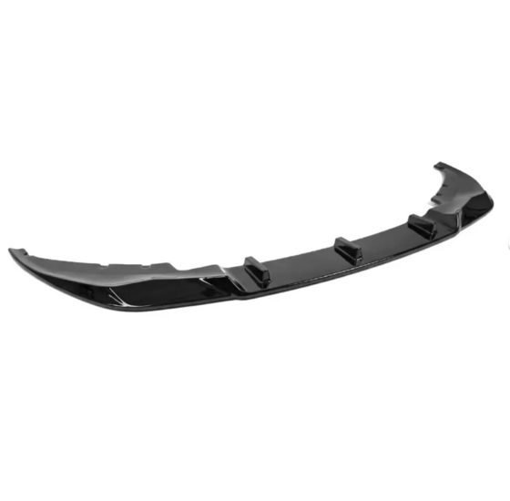Glanzend zwarte frontlip passend voor BMW 7 serie G11 LCI en G12 LCI met M pakket voorbumper model 2019 - 2022