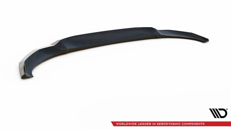 Front splitter glanzend zwart passend voor BMW X3 G01 met M pakket Maxton Design
