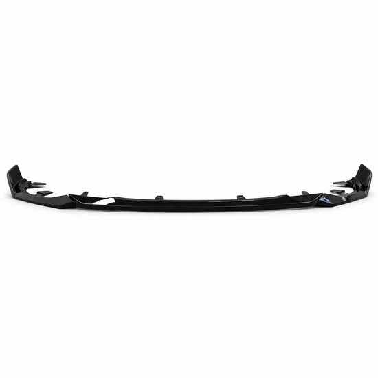 Glanzend zwarte frontlip performance look passend voor BMW 2 serie G42 met M pakket voorbumper