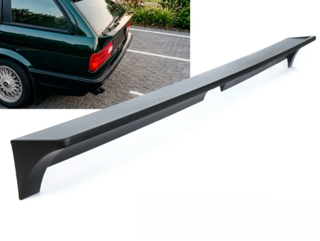Kofferklep spoiler zwart passend voor BMW 3 serie E30 touring