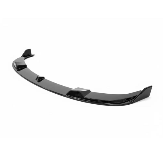 HM front spoiler glanzend zwart passend voor BMW 5 serie E60 en E61 met M pakket voorbumper
