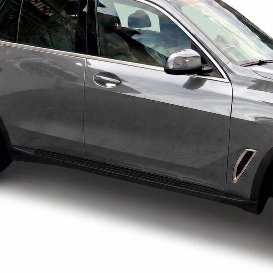 Treeplanken zwart passend voor BMW X5 G05 model 2019 - 2023 zonder M pakket