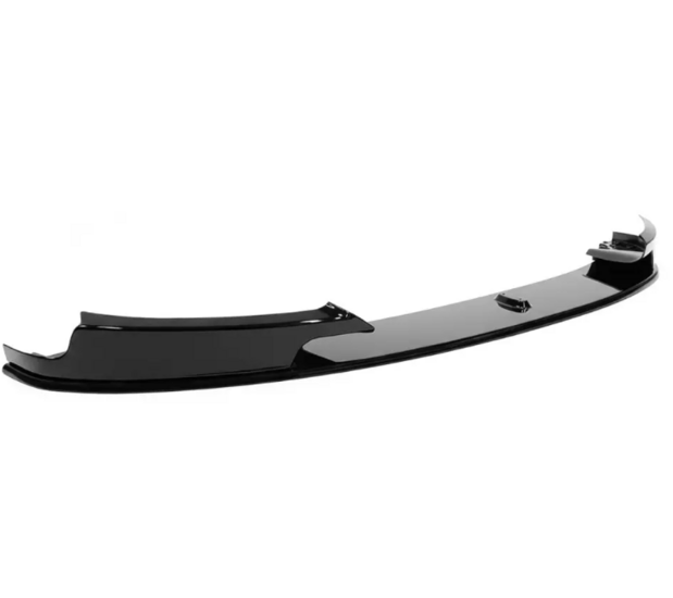Glanzend zwarte frontlip passend voor BMW 3 serie E90 en E91 met EVO-look voorbumper model 2005 - 2011