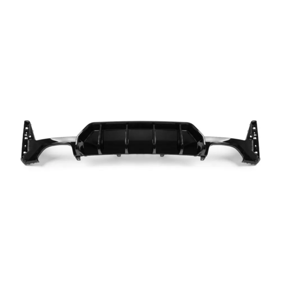 Glanzend zwarte diffuser passend voor BMW 3 serie G20 LCI 340i en G21 LCI 340i met M pakket achterbumper