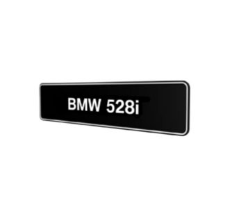 BMW 528i E28 E39 F10 F11 showroomplaten origineel BMW