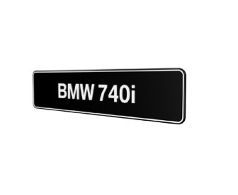 BMW 740i E32 E38 E65 E66 F01 G11 showroom platen origineel BMW