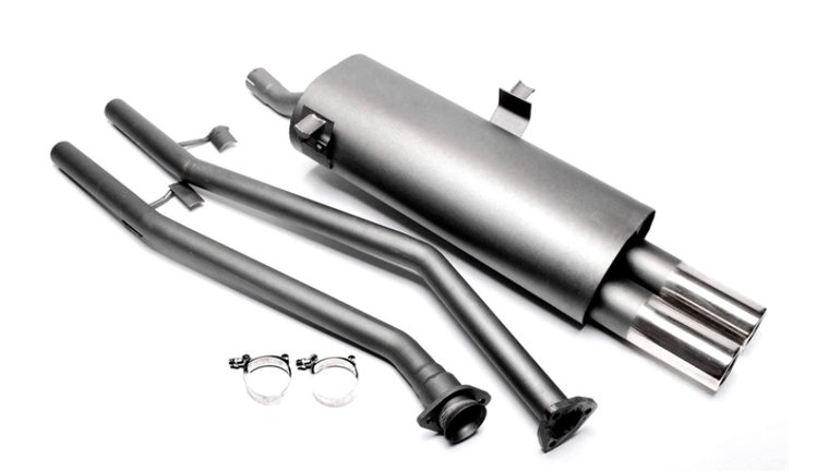 Sport uitlaat passend voor BMW 3 serie E30 4 cilinder TA Technix