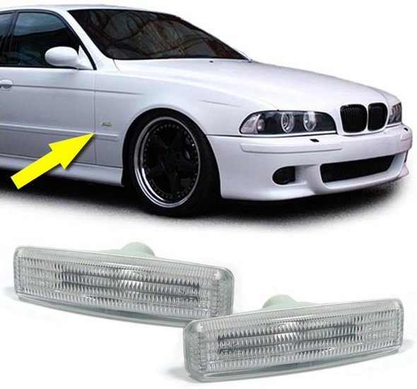 BMW 5 serie E39 witte zijknipperlichten model 1995 - 2003