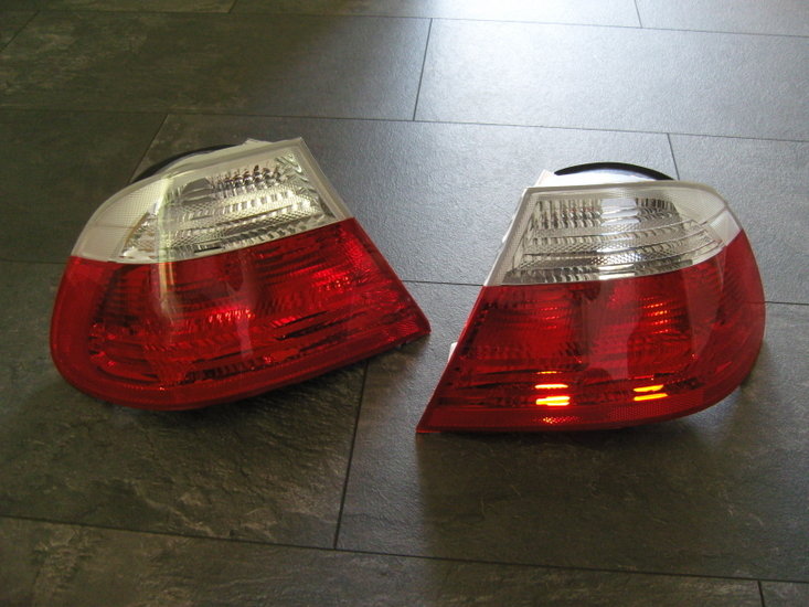 Achterlichten BMW 3 serie E46 sedan rood / wit model 1998 - 2001