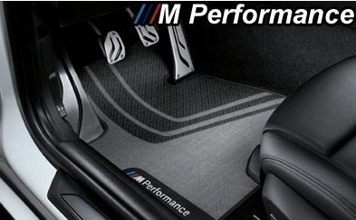 BMW M Performance matten voorzijde passend voor BMW 1 serie F21 en 2 serie F22 origineel BMW