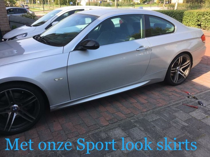 Sport look sideskirts passend voor BMW 3 serie E92 en E93