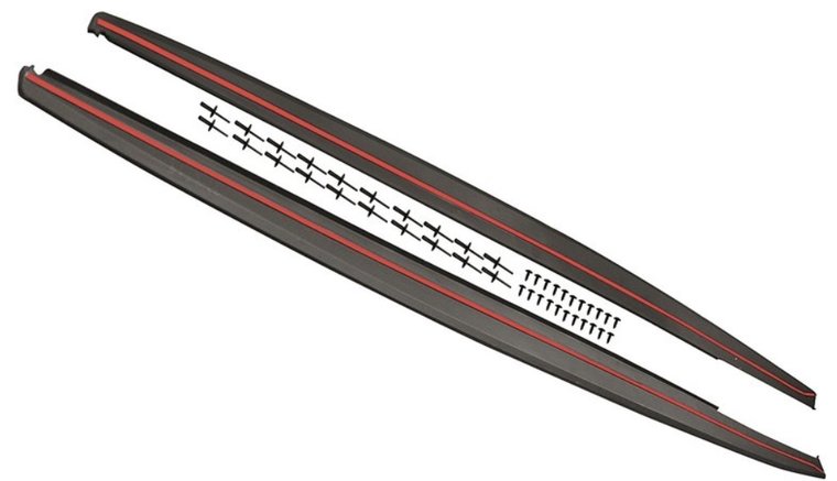 BMW 4 serie F32 en F33 M performance aanzet sideskirts mat zwart origineel BMW