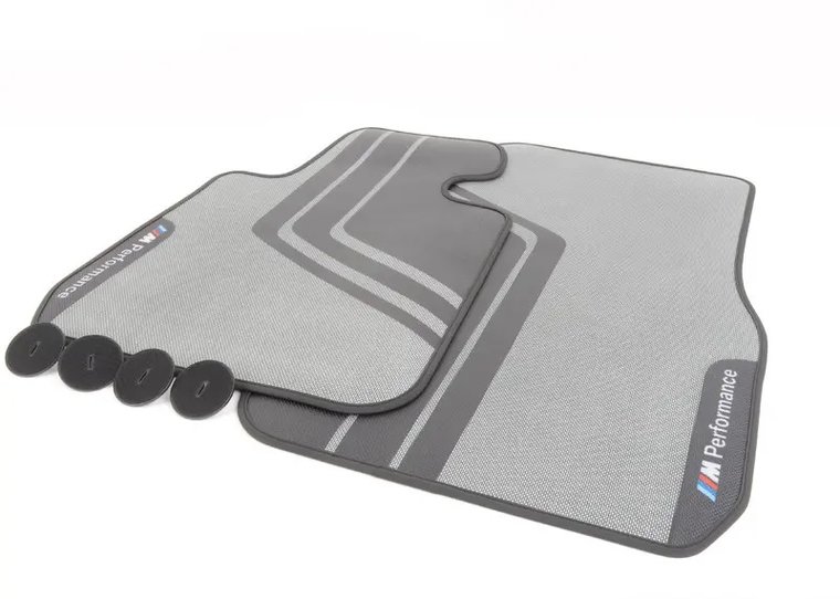 M Performance matten voorzijde passend voor BMW 3 serie F30, F31 en M3 F80 origineel BMW
