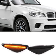 BMW X3 F25, X5 E70 en X6 E71 dynamic LED zijknipperlichten gerookt / smoke 