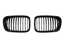 Glanzend zwarte nieren passend voor BMW 3 serie E46 sedan en touring model 1998 - 2001 en compact