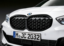 BMW M Performance diamond grillen hoogglans zwart passend voor BMW 1 serie F40 origineel BMW