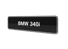 BMW 340i F30 F31 F34 GT showroom platen origineel BMW