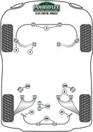 Powerflex Road Series Voorste arm buitenste bus BMW 3 serie E21 1978 &ndash; 1983