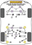 Powerflex Road Series Stabilisatorstang montagebus achter 13mm BMW 3 serie E90 E91 E92 E93 Sedan Touring Coupe Cabrio 2005 &ndash; 2013