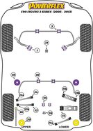 Powerflex Road Series Stabilisatorstang montagebus achter 11mm BMW 3 serie E90 E91 E92 E93 xDrive 2005 &ndash; 2013