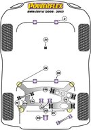 Powerflex Road Series Differentieel achter montagebus voor BMW X serie X1 E84 2008 &ndash; 2015