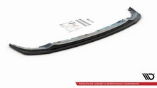 Frontspoiler glanzend zwart V1 passend voor BMW 1 serie F40 Maxton Design