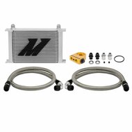 Mishimoto universele thermostatische oliekoeler kit 25 rij zilver