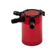 Mishimoto compact baffled oil catch can 3 port Rood
