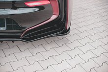 Maxton Design splitter met vinnen achter glanzend zwart BMW I8